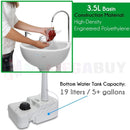 Camping Portable Sink Wash Stand 17L Water Capacity